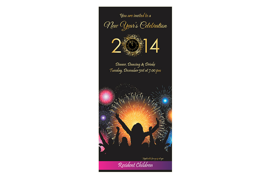 New Year Party Brochure