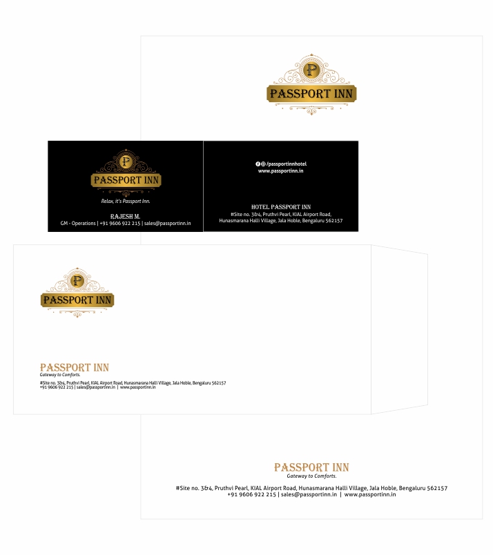 Passport Inn Stationery