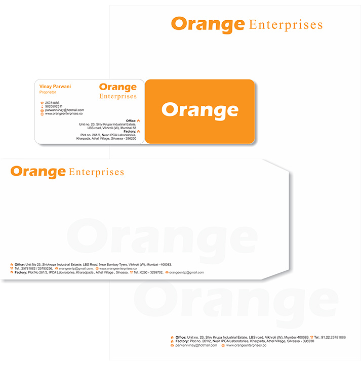 orange Stationery